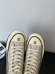 Okify CC Gray Platform High-Top Casual Women Sneakers 6cm - 5