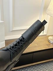 Oify Balenciaga Bulldozer Black Martin Boots 7cm Unisex - 6