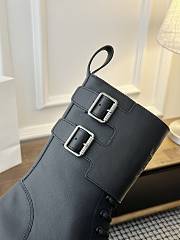 Oify Balenciaga Bulldozer Black Martin Boots 7cm Unisex - 4