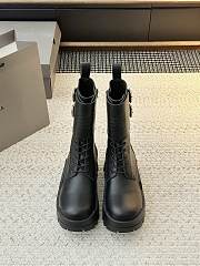 Oify Balenciaga Bulldozer Black Martin Boots 7cm Unisex - 5