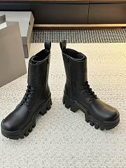 Oify Balenciaga Bulldozer Black Martin Boots 7cm Unisex - 2