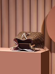 Okify Louis Vuitton NeoNoe MM Bag Pink Strap M44022 26x26x17.5cm - 6