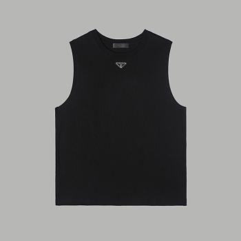 Okify Prada Black Men Tank Top