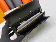 Okify Louis Vuitton Pallas Black And Brown Wallet 19x10cm - 6