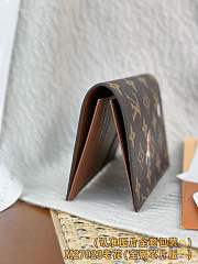 Okify Louis Vuitton Brown Animal Passport Cover M27023 14x10x2.5cm - 2
