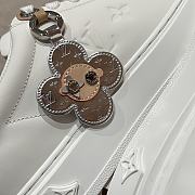 Okify Louis Vuitton Time Out Women Sneakers With Silver Charm - 4