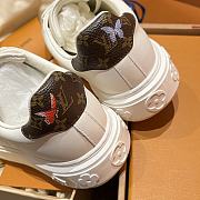 Okify Louis Vuitton Time Out Women Sneakers With Tiger Charm - 2