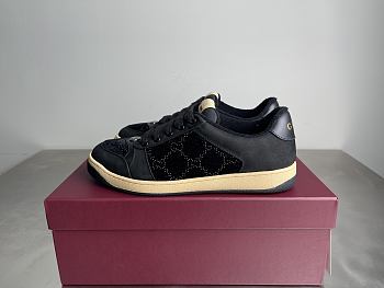 Okify Gucci Screener Black Sneakers Unisex