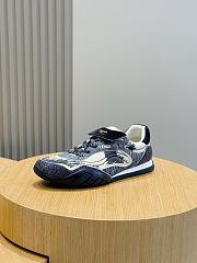 Okify Fendi Wave Pulse Black Sneakers 3cm Unisex  - 6