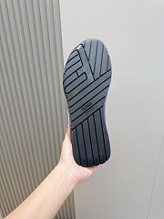 Okify Fendi Wave Pulse Black Sneakers 3cm Unisex  - 4