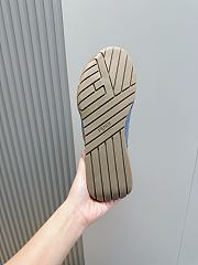 Okify Fendi Wave Pulse Dark Blue Sneakers 3cm Unisex  - 5