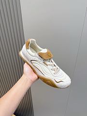 Okify Fendi Wave Pulse White Sneakers 3cm Unisex  - 2