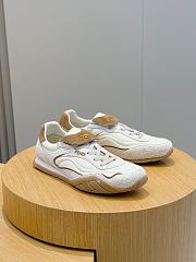 Okify Fendi Wave Pulse White Sneakers 3cm Unisex  - 1