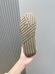 Okify Fendi Wave Pulse Brown Sneakers 3cm Unisex  - 4