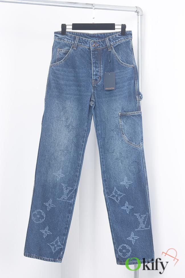 Okify Louis Vuitton Blue Jeans 27264 - 1