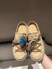 Okify Fendi Apres Chic Brown Platform Mule Loafers - 1