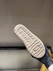 Okify Fendi Apres Chic Brown Platform Mule Loafers - 2