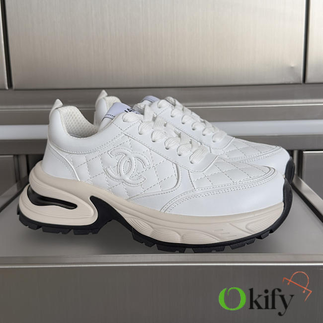 Okify CC 26C White Women Sneakers 3.5cm - 1