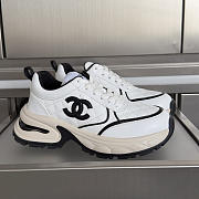 Okify CC 26C White And Black Women Sneakers 3.5cm - 1