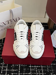 Okify Valentino 2025 White And Black Men Sneakers  - 2
