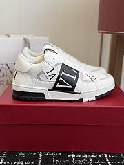 Okify Valentino 2025 White And Black Men Sneakers  - 1