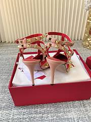 Okify Valentino 2026 Pink Nude Studded High Heels 7cm/9cm - 4