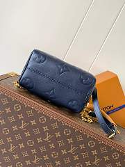 Okify Louis Vuitton Speedy Bag Dark Blue 20x13x12cm - 5