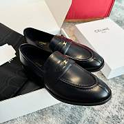 Okify Celine Black Loafers  - 5