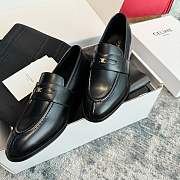 Okify Celine Black Loafers  - 4