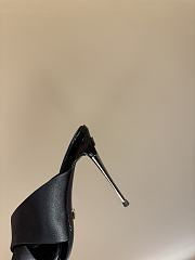 Okify Dolce & Gabbana Black Silk Open-toe Mule Heels 10cm  - 6