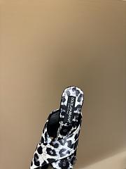 Okify Dolce & Gabbana White Silk Open-toe Mule Heels 10cm  - 4