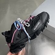 Okify Balenciaga Track Trail Blue And Pink Lace Sneakers  - 5