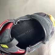 Okify Bottega Veneta Orbit Flash Black Suede Sneakers  - 4