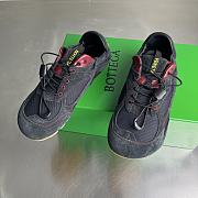 Okify Bottega Veneta Orbit Flash Black Suede Sneakers  - 6