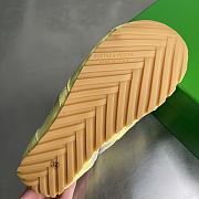 Okify Bottega Veneta Orbit Flash Yellow Suede Sneakers  - 5