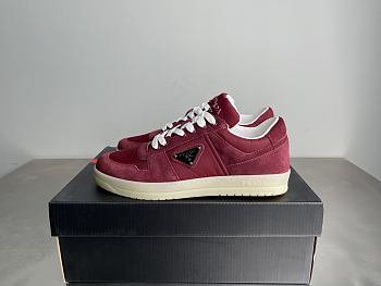 Okify Prada Downtown Red Men Sneakers 