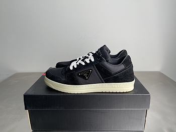 Okify Prada Downtown Black Men Sneakers 