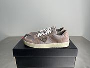Okify Prada Downtown Brown Men Sneakers  - 1