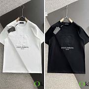 Okify Dolce & Gabbana White/Black T-shirt - 1