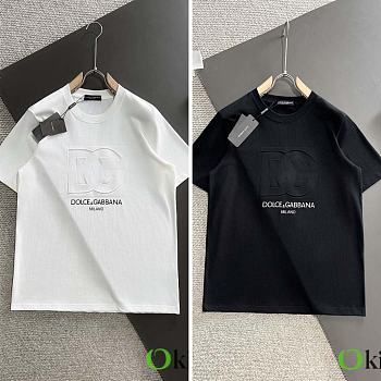 Okify Dolce & Gabbana White/Black T-shirt