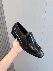 Okify Dior Black Leather Men Loafers - 5
