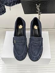 Okify YSL Dark Blue Suede High Heels 10.5cm - 5