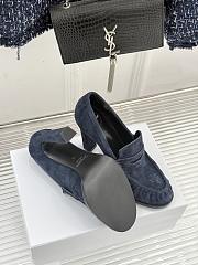 Okify YSL Dark Blue Suede High Heels 10.5cm - 4