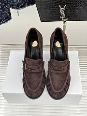 Okify YSL Brown Chocolate Suede High Heels 10.5cm - 3