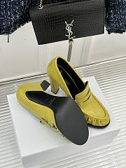 Okify YSL Yellow Leather High Heels 10.5cm - 4
