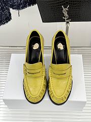 Okify YSL Yellow Leather High Heels 10.5cm - 3