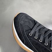 Okify Hermes Libera Black Suede Men Sneakers - 3