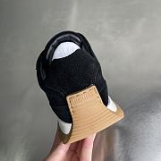 Okify Hermes Libera Black Suede Men Sneakers - 6