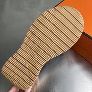 Okify Hermes Libera Gray Suede Men Sneakers - 3