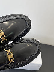 Okify Celine Black Women Loafers - 6